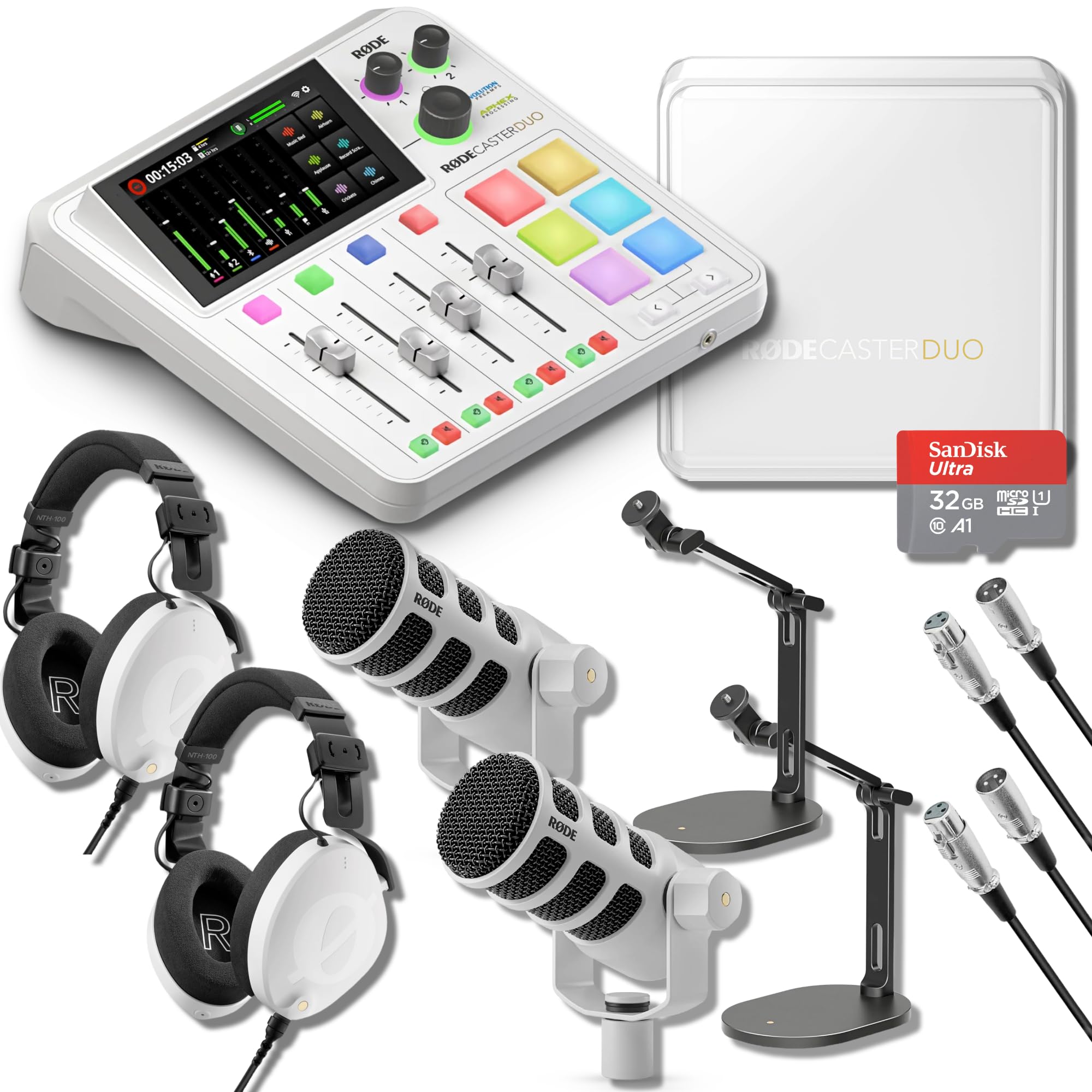 【えいちゃん】RODECaster Duo ホワイト Amazon.com: Rode RODECaster Duo Streaming Mixer (White) with