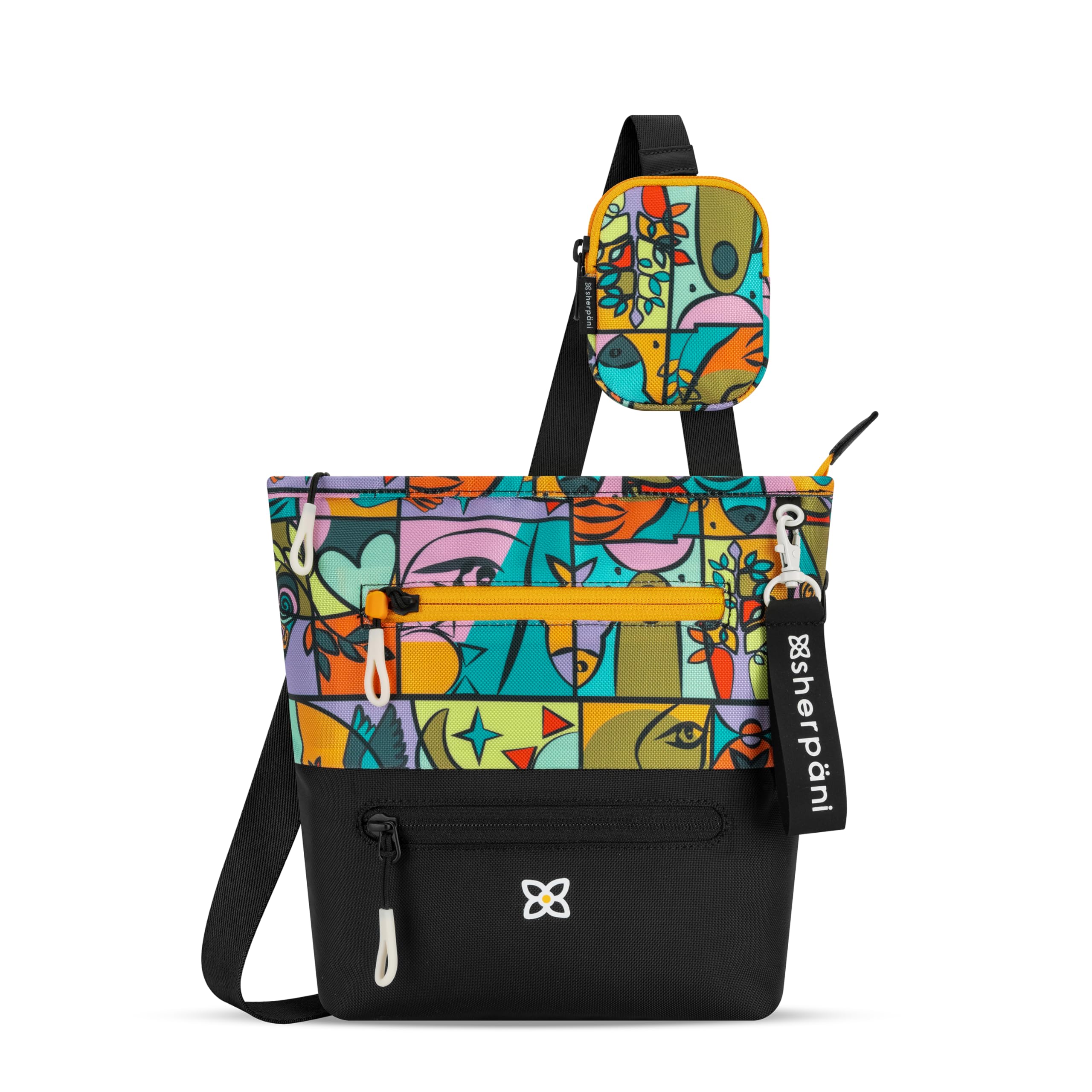 Sherpani Sadie, Nylon Crossbody Bag, Lightweight Shoulder Bag, Travel Cross Body, Crossbody Purse for Women, RFID Protection, Removable Coin Purse,