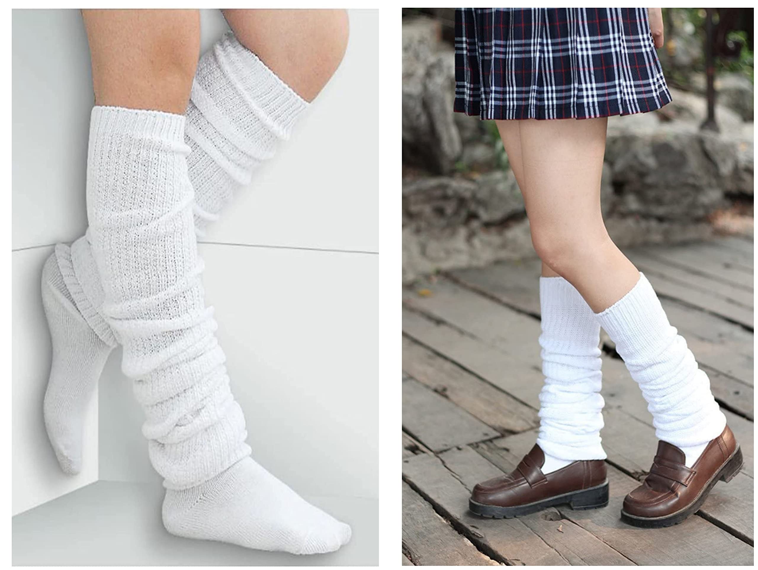 Amazon.co.jp: ルーズソックス 厚手 靴下 ソックス 防寒