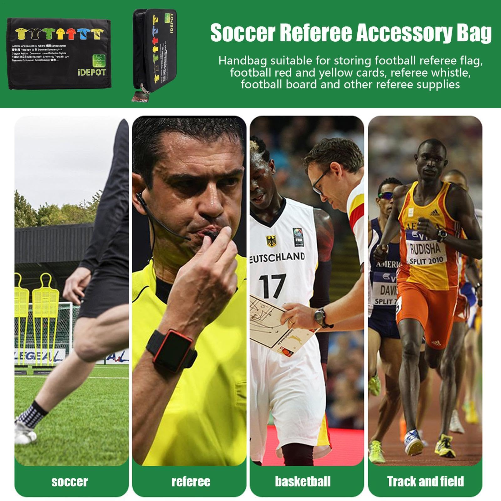 Fußball Schiedsrichter Tasche Schiedsrichter Tasche Schiedsrichter Ausrüstung Fußball Schiedsrichter Tasche Fußball Schiedsrichter Kartentasche Tragetasche Schiedsrichter Karten für Fußball