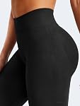 YEOREO Women's Mini Flare Workout Butt Lifting Hidden Scrunch Seamless Yoga Legging Pants