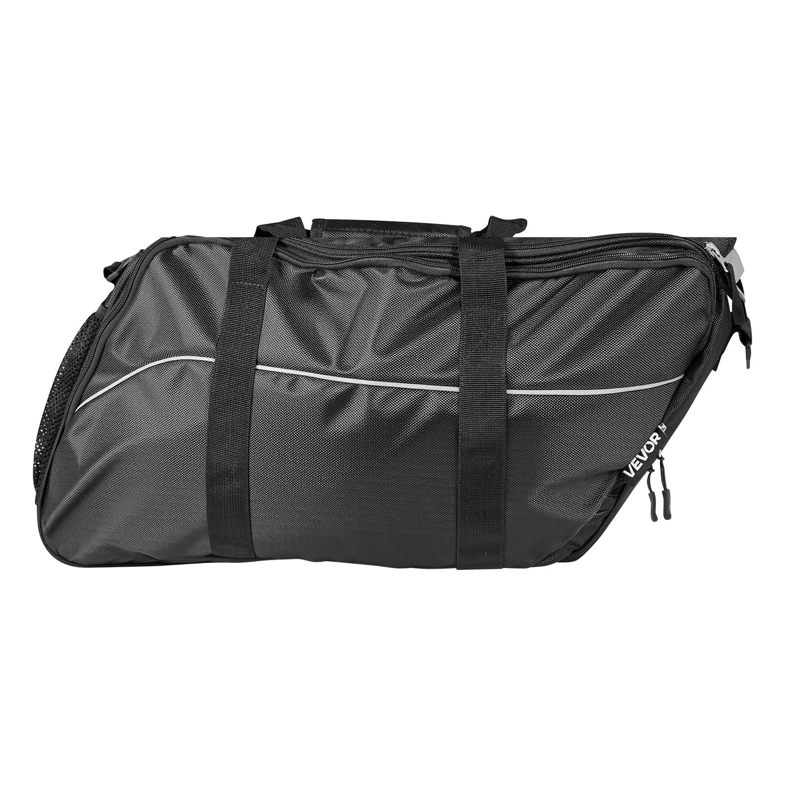 VEVOR Doublure de Sacoche Moto, 18 L, Sac intérieur de Selle Moto, en Tissu Oxford, Compatible avec Les sacoches Harley Davidson 1993-2022 Touring Road/Street Glide/Electra Glide/Road King, Noir