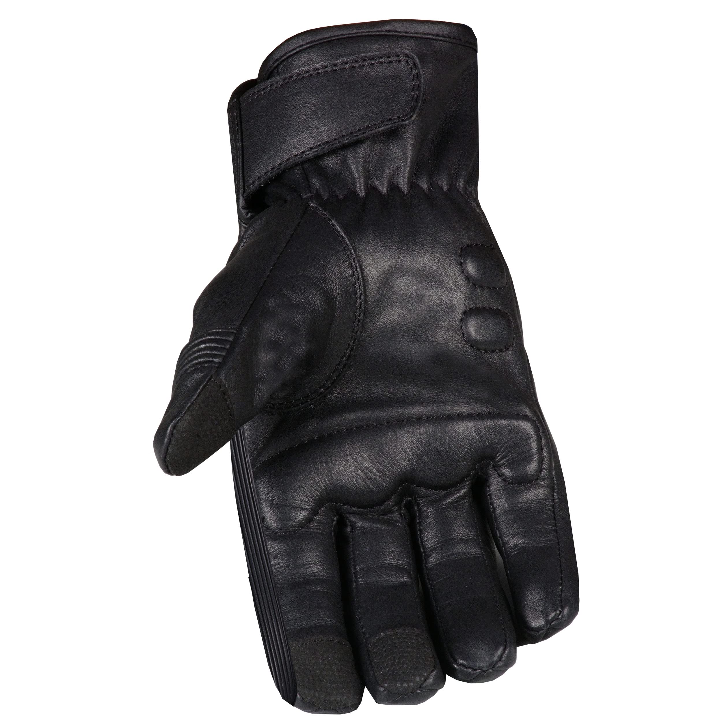Motorradhandschuhe aus Leder, 4 Stück, für Herren und Damen, Touchscreen, Gel-Polsterung, Knöchel- und Handflächenschutz, Straßenmotorradhandschuhe