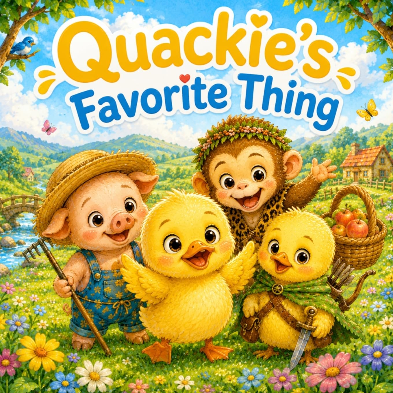Quackie’s Favorite Thing: Libby, Gobo, & Milo in Happy Valley - Original, Warm and Silly Stories for Little Ones