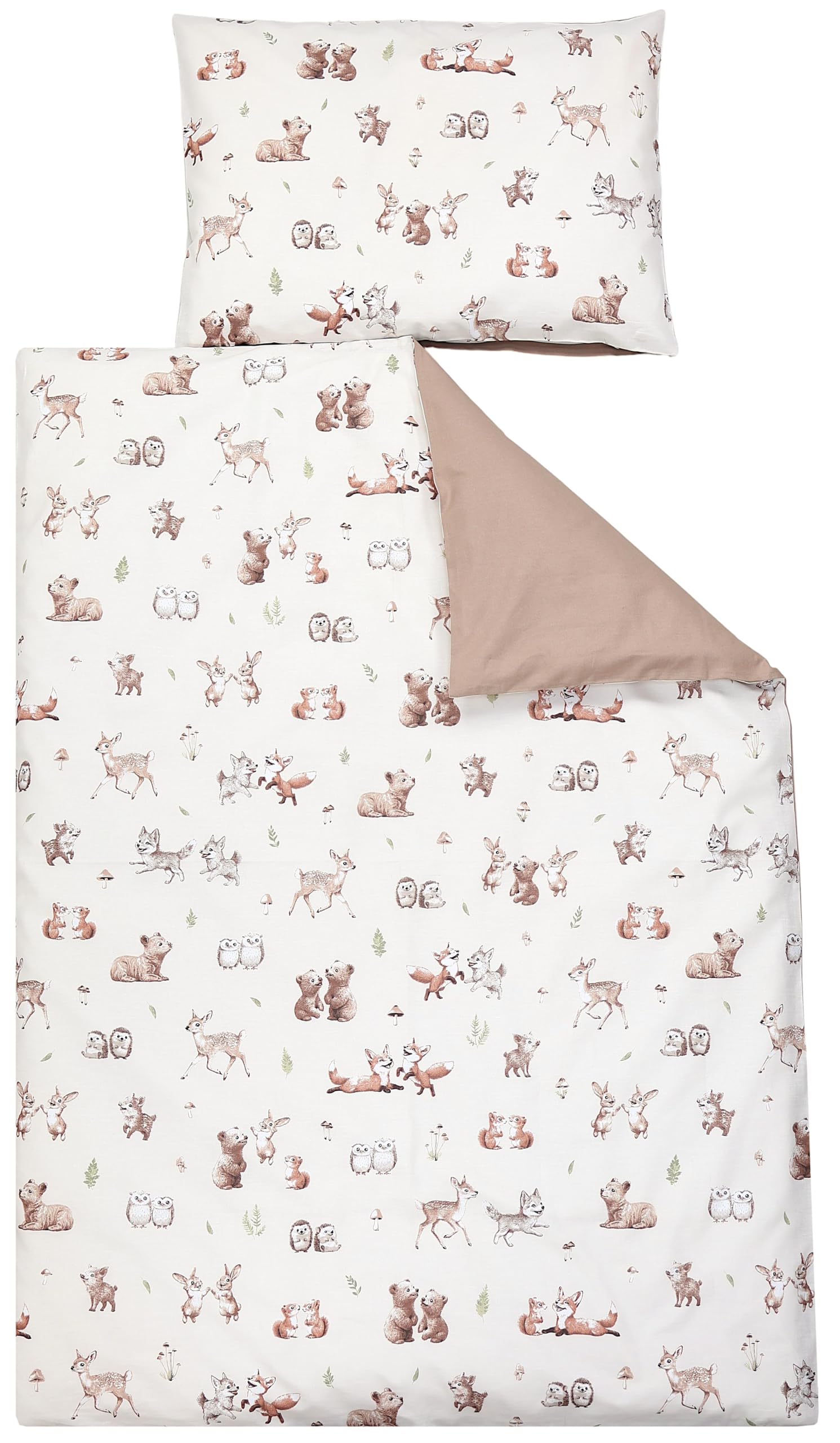 TupTam Juego de Ropa de Cama para Niños, de 2 Piezas., Conejo/Rosa/Lunares, 120x90 cm — view 94
