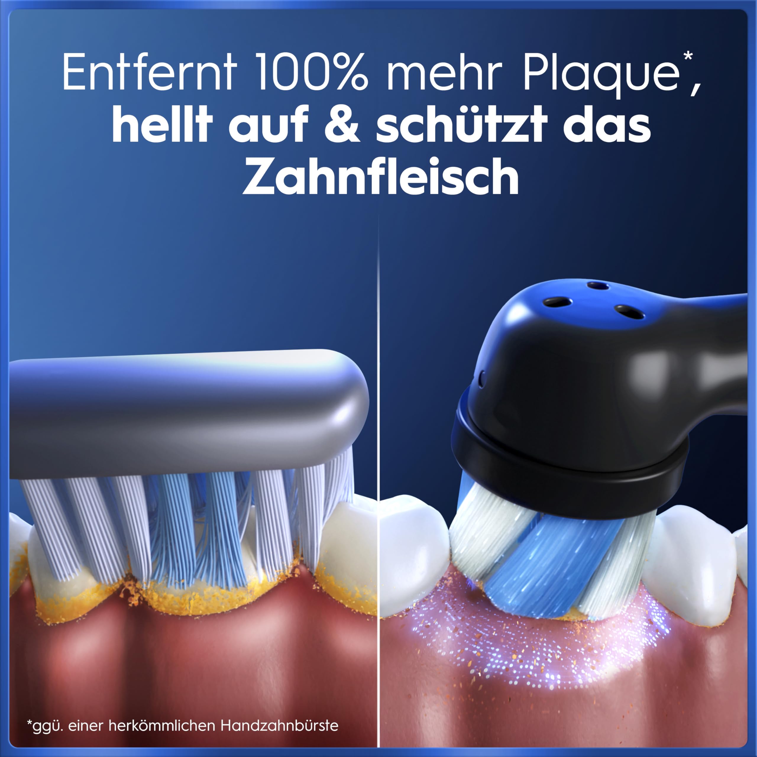 Oral-B iO Series 5 Elektrische Zahnbürste, Schwarz | Inkl. 3 Aufsteckbürsten, Reise-Etui, Electric Toothbrush mit 5 Putzmodi für Zahnpflege