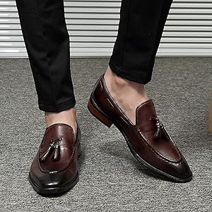 美品 ローク タッセル キルト レザー ローファー スリッポン シューズ 本革 Loake ローク ローファー スリッポン タッセル RUSM マホガニー