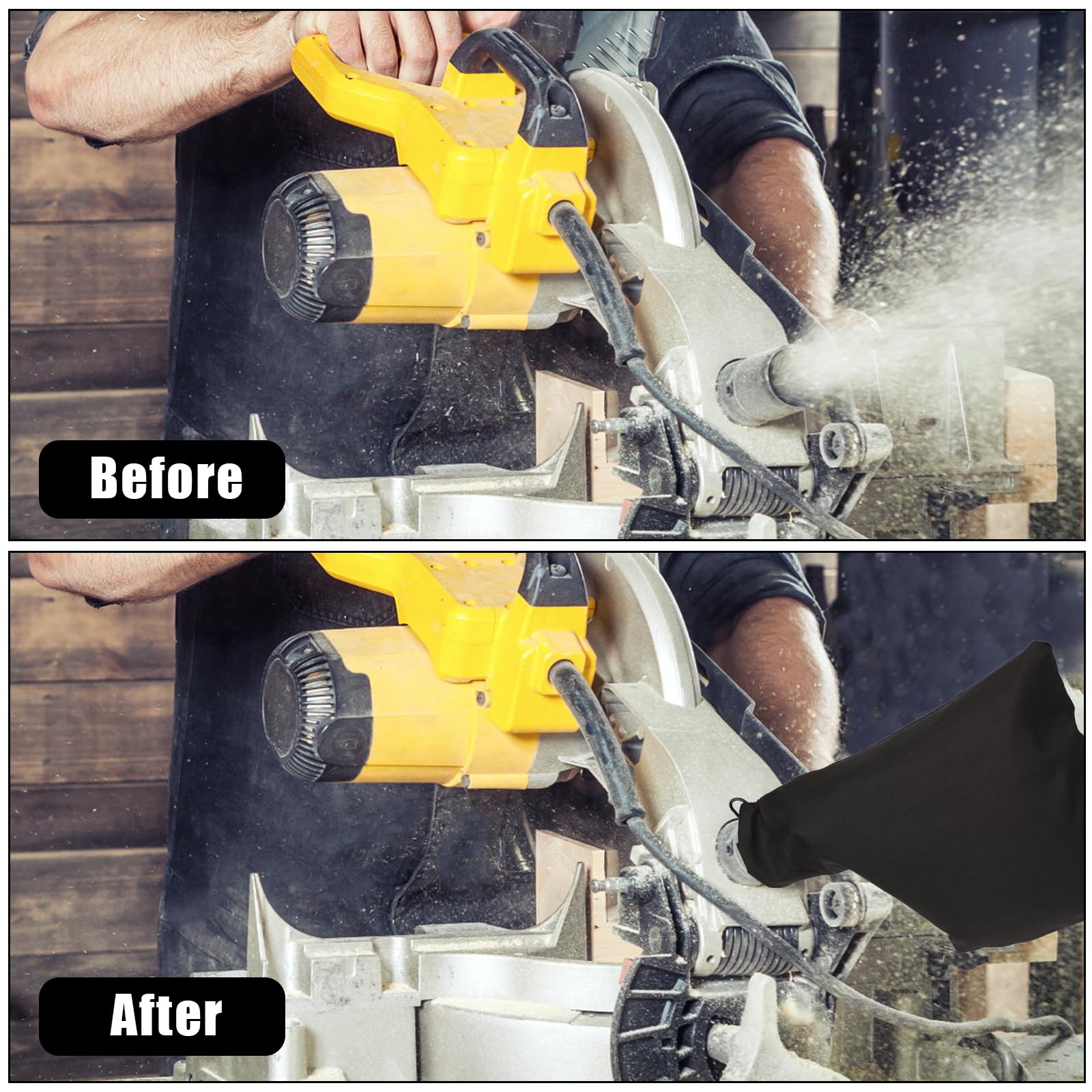 Sacchetti Per Collettore Polvere Per Troncatrice - 2 Pezzi Con Cerniera, Per Sega E Levigatrice - Foto 5