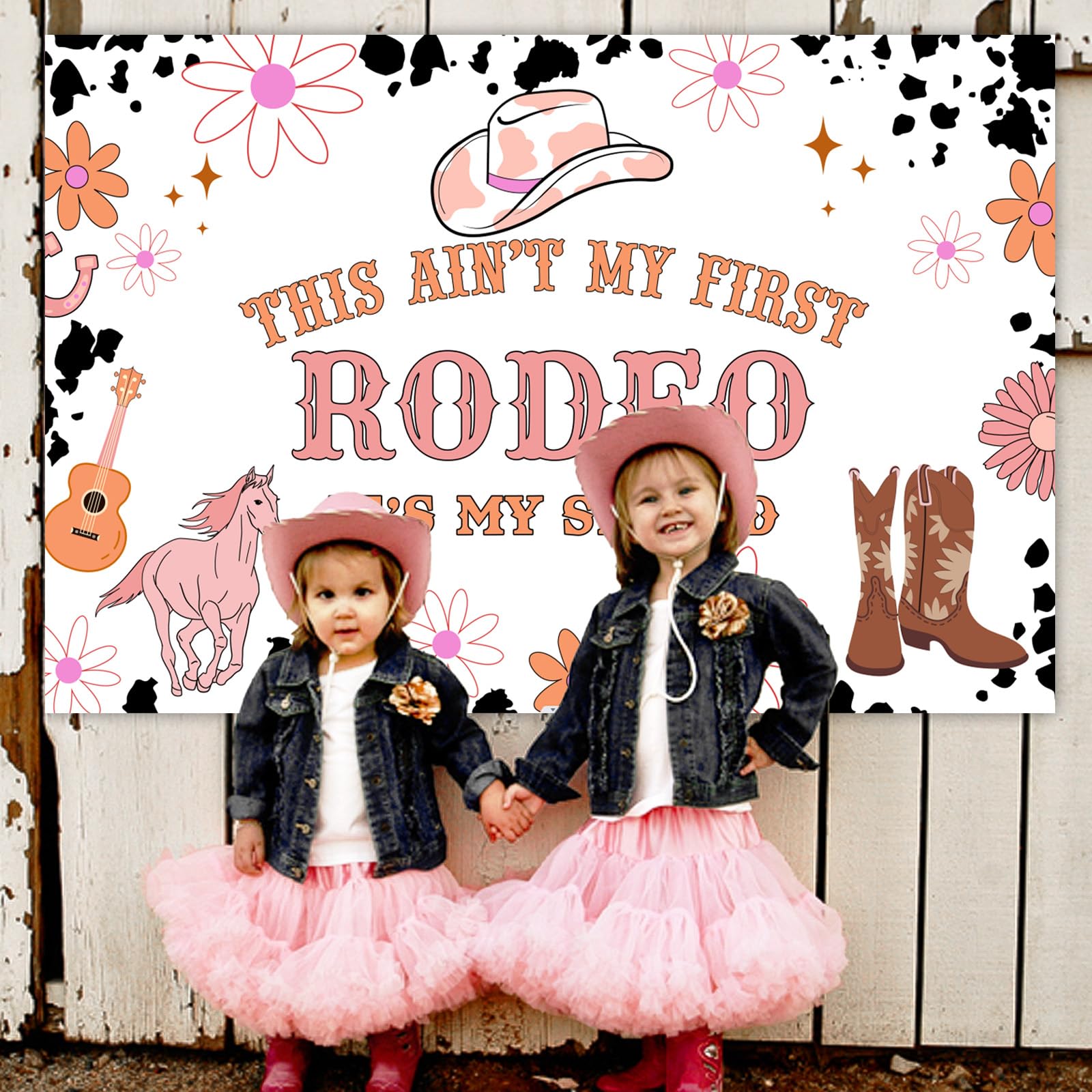 Western Cowboy 2nd Birthday Decorations This Aint My First Rodeo - View #8