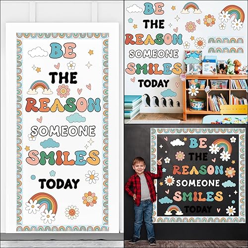 Vista 264 de Juego de decoración de invierno "Snow in Love with Jesus" (La nieve está enamorada de Jesús), con fondo, recortes y bordes de nieve para aula