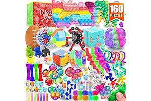 Fidget Toy Variety Pack: 160-Piece Sensory Toys for All Ages