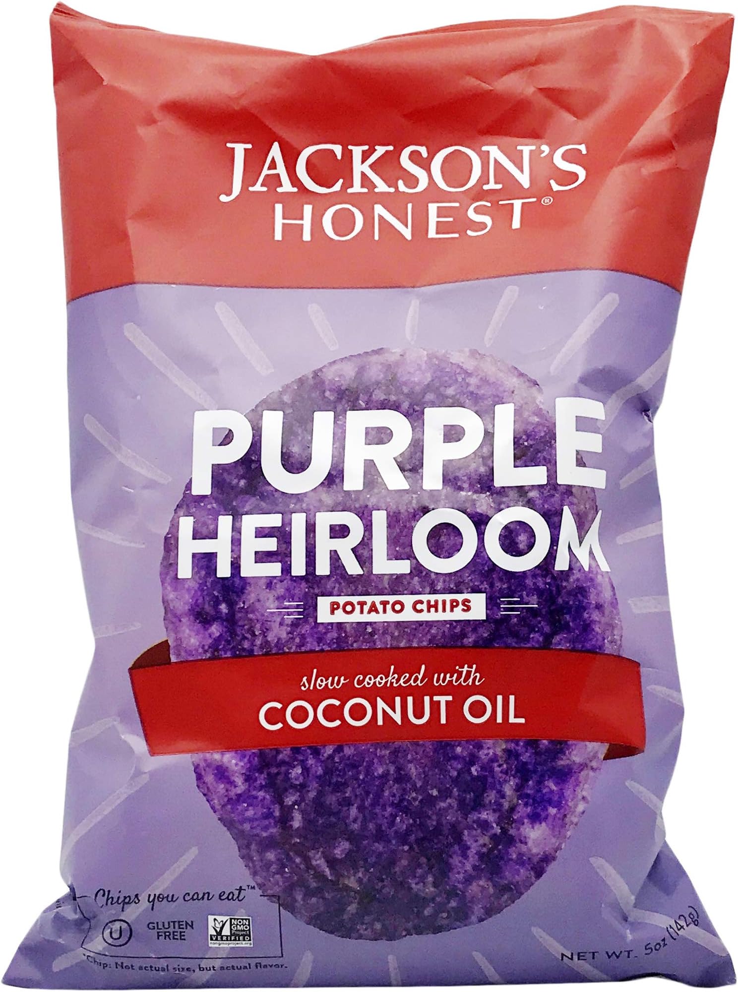 Jackson's Honest, Purple Heirloom Potato Chips, 5 oz