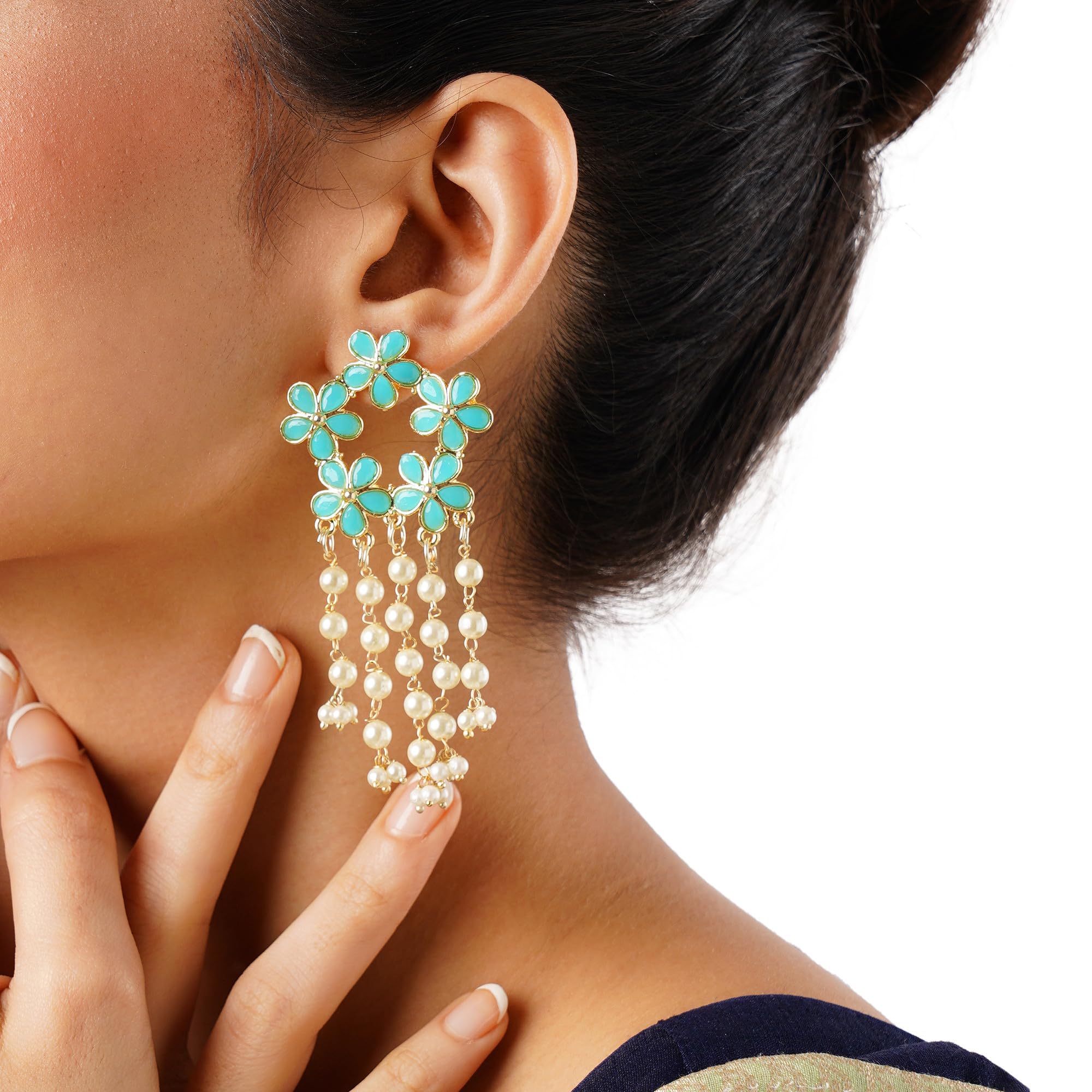 Ethnic Earrings with Detailing - Cultural Elegance