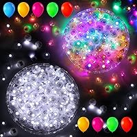Vista 11 de AIKEI 50 globos de luz LED, mini bolas de luz, tiempo de espera prolongado, impermeable, luz LED para farol de papel, Pascua, Halloween, Navidad