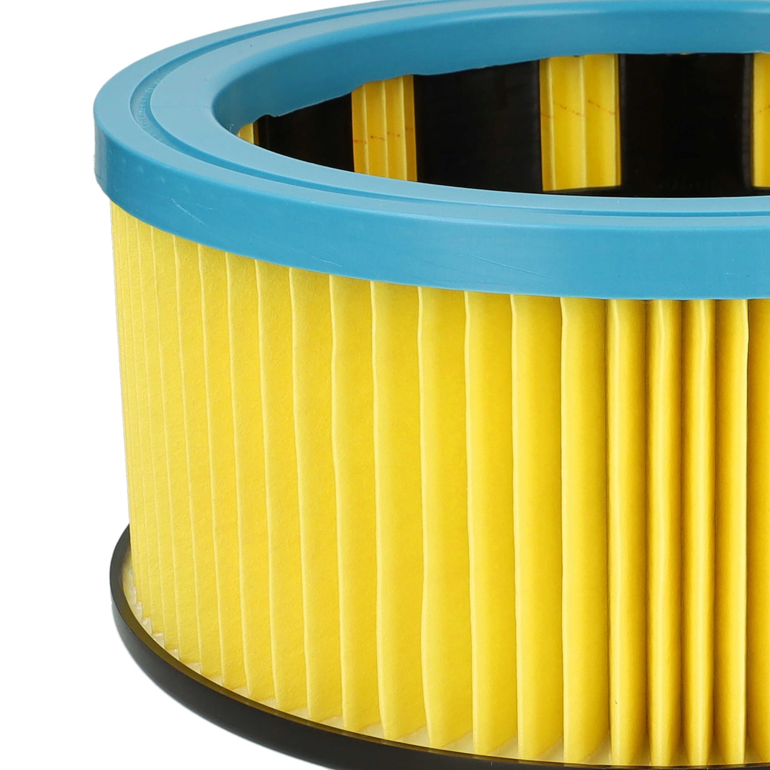 vhbw Zestaw filtrów 2 x filtr plisowany kompatybilny z Kress 1200 NTS 20EA, 1200 RS 32 EA, 1400 RS EA, 98039802 filtr do odkurzania na mokro i sucho - filtr, wkład