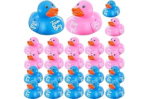 Pink Blue Gender Reveal Rubber Duckies