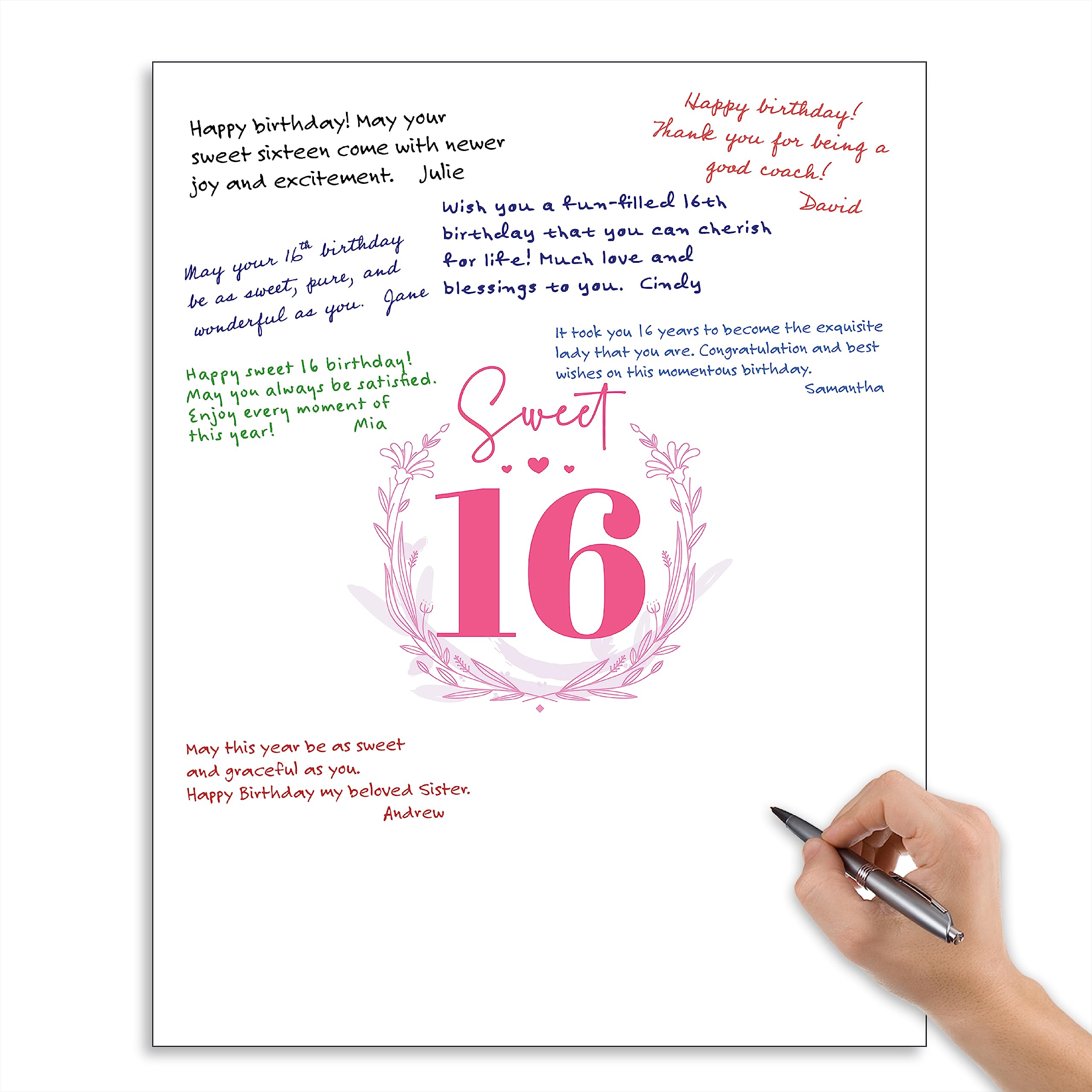 L&B CREATIONS Sweet 16 11x14