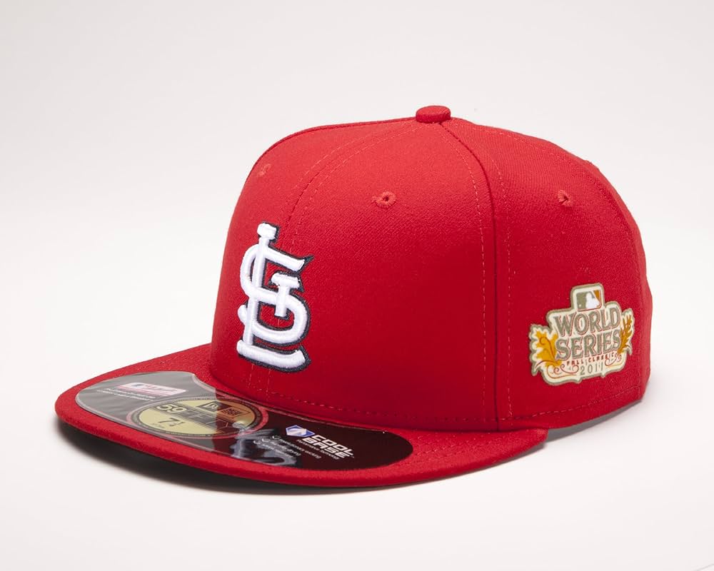 カーディナルス レッドキャップ BHEADS MLB St. Louis Cardinals 2011 World Series Onfield Side Patch