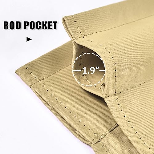 Miniatura 5 de Cenefa de durabilidad de bajo consumo de energía para ventanas, cortina de oscurecimiento de habitaciones, cenefa de oscurecimiento con bolsillo de