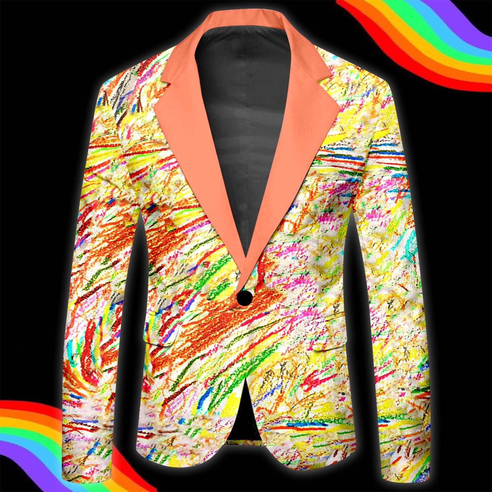 Galaxy Costume pour homme Coupe ajustée Veste de costume 3D Galaxie Imprimé Veste de dîner Veste graphique Galaxie Univers Étoile Espace Fête Suits Blazer pour homme