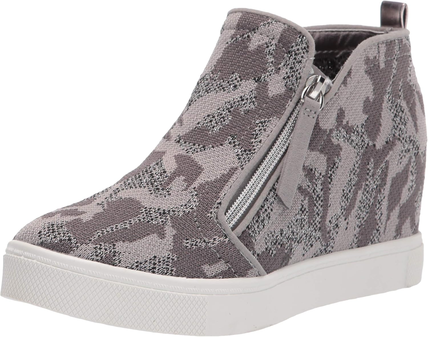 Steve Madden Girls JCALIBER Sneaker, Grey Camo, 4 Big Kid Amazon.co
