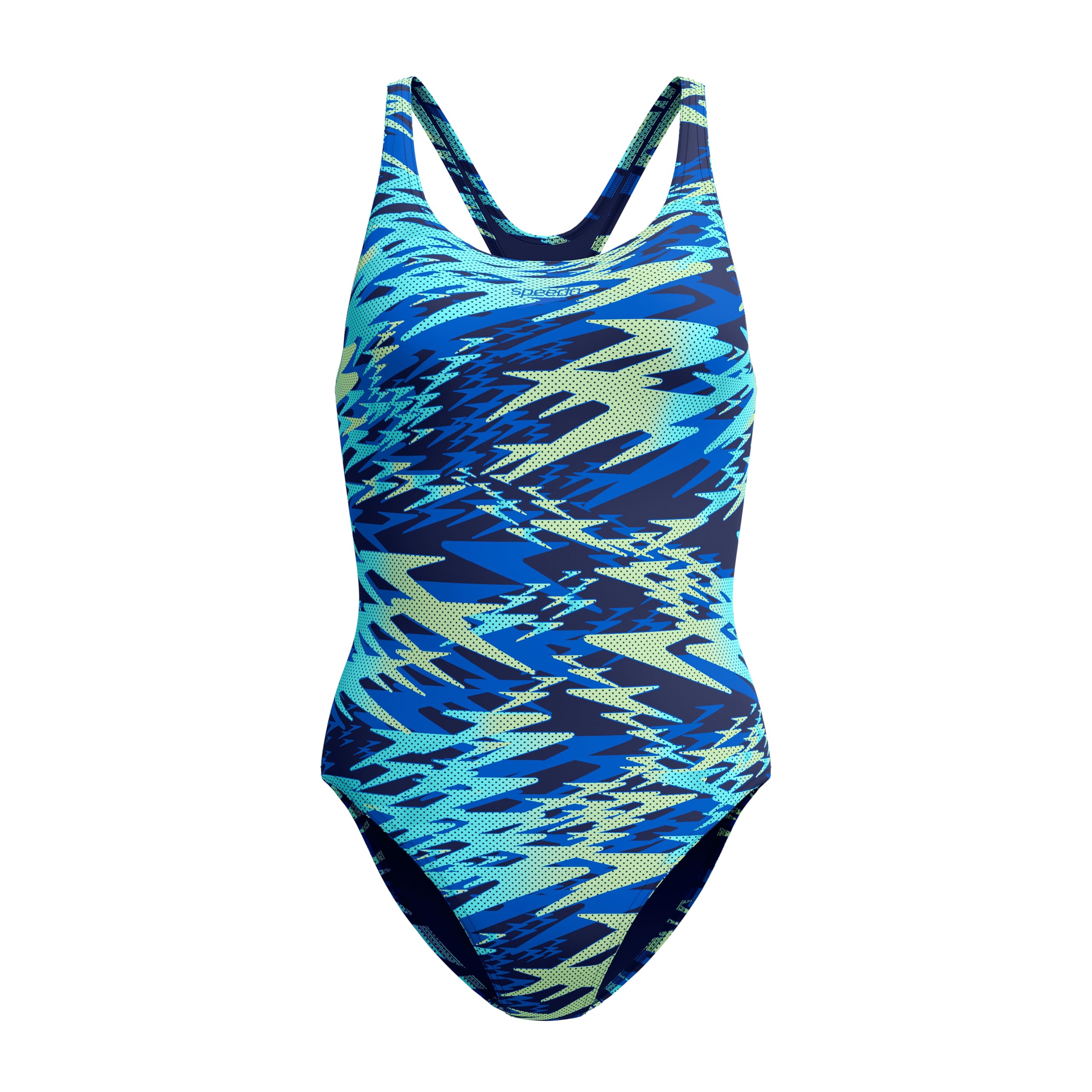 Speedo Hyperboom Print Medalist One Piece Costume da Bagno Donna