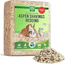 Petite s&eacute;lection d'animaux de compagnie Literie au tremble naturel haut de gamme, Literie d'animaux pour petits animaux d'int&eacute;rieur et d'ext&eacute;rieur, Fabriqu&eacute; aux &Eacute;tats-Unis, Pack taille 41 L