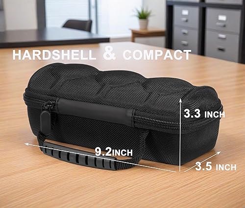 Miniatura 2 de Caja de viaje para 3 relojes, caja de transferencia dura y segura con almohada protectora suave, se adapta a la mayoría de relojes de hasta 2.32