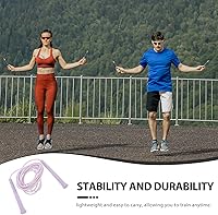 Vista 9 de Adjustable Skipping Rope for Adults Fitness Jump Rope Lightweight Portable for Training Exercise and Home Workouts