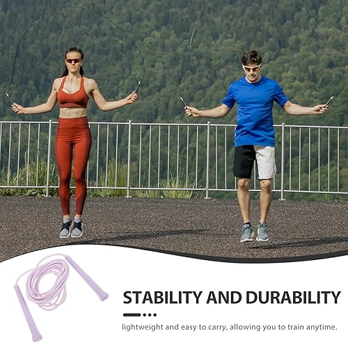 Miniatura 9 de Adjustable Skipping Rope for Adults Fitness Jump Rope Lightweight Portable for Training Exercise and Home Workouts