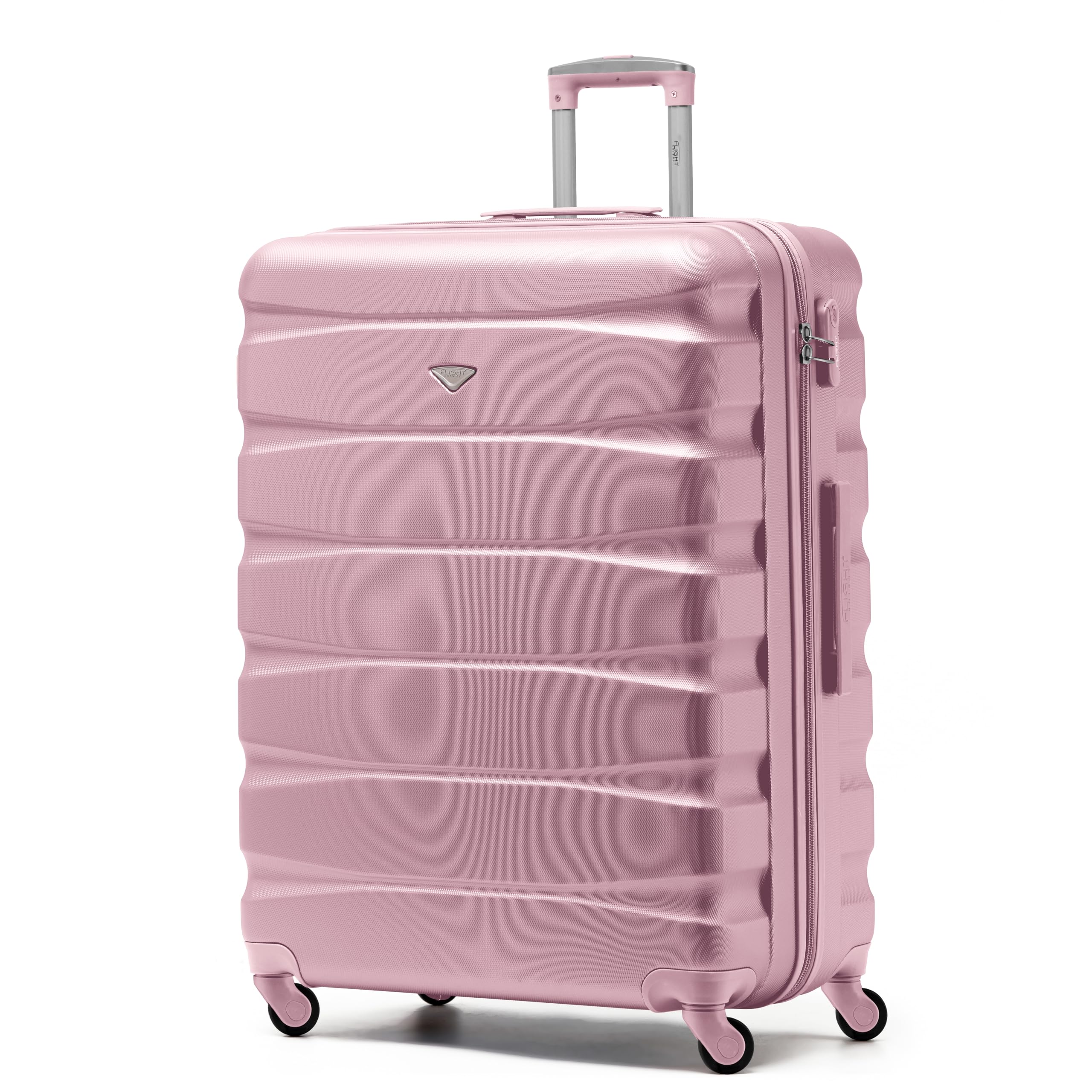 Flight Knight Lightweight 4 Wheel ABS Hard Case Medium Suitcase Approved for Over 100 Airlines Including easyJet, British Airways, Ryanair, Jet2, Emirates & Many More - Check-in Medium Size 25" — view 27