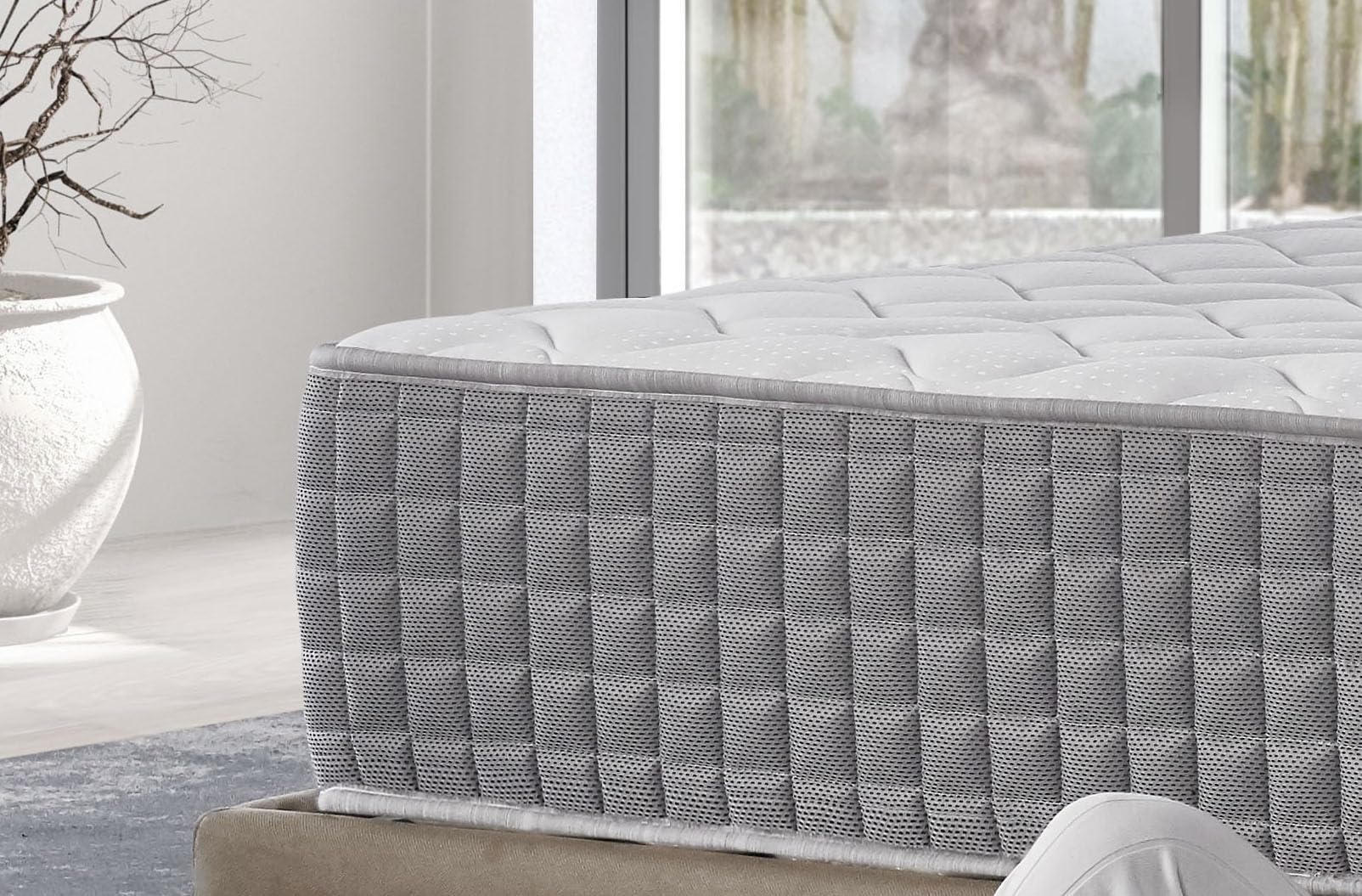 Mentor - Materasso Memory MED H4 MATRIMONIALE 160x200 ORTOPEDIC MED H30 MAXI GEL DISP. MEDICO DETRAIBILE DETRAIBILE - 11 zone