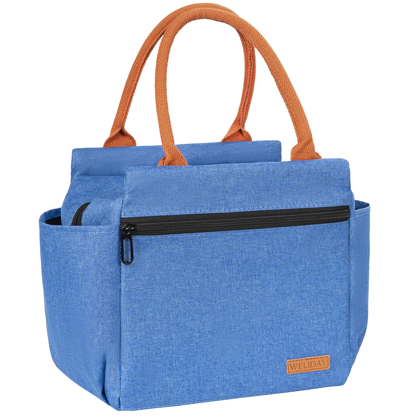 Lunch Bag Insulated Lunch Box Reusable Leakproof Spacious Cooler Tote for Women Men Adult with Bottle Holder and
