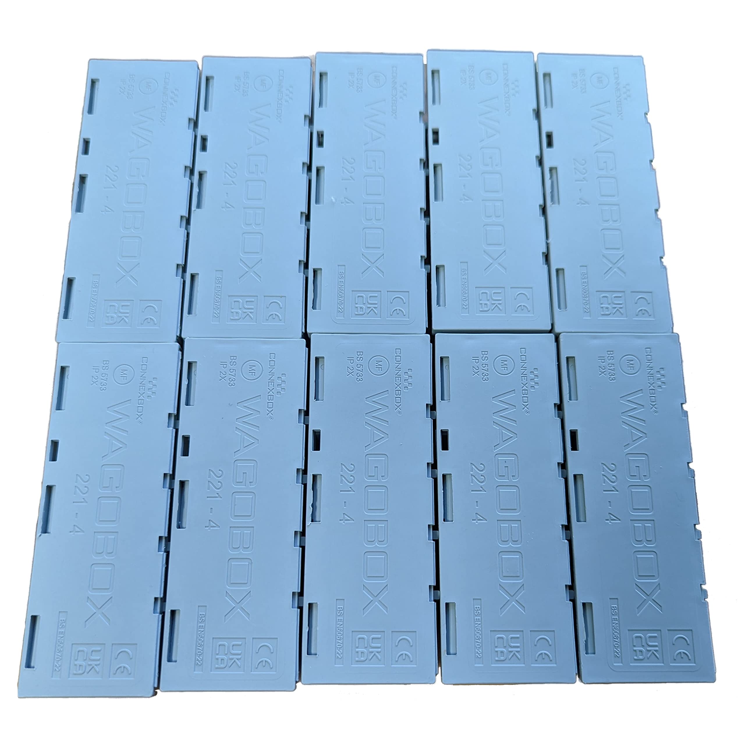 Connexbox/Wagobox 221-4 Junction Box in GREY (10)