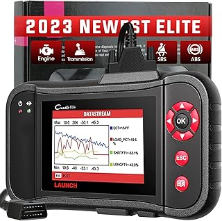 LAUNCH 2023 Newest Elite Creader VII+ OBD2 Scanner ABS SRS Transmission and Engine Code Reader, Car Diagnostic Scanner, Lifetime Free Update Scan Tool.