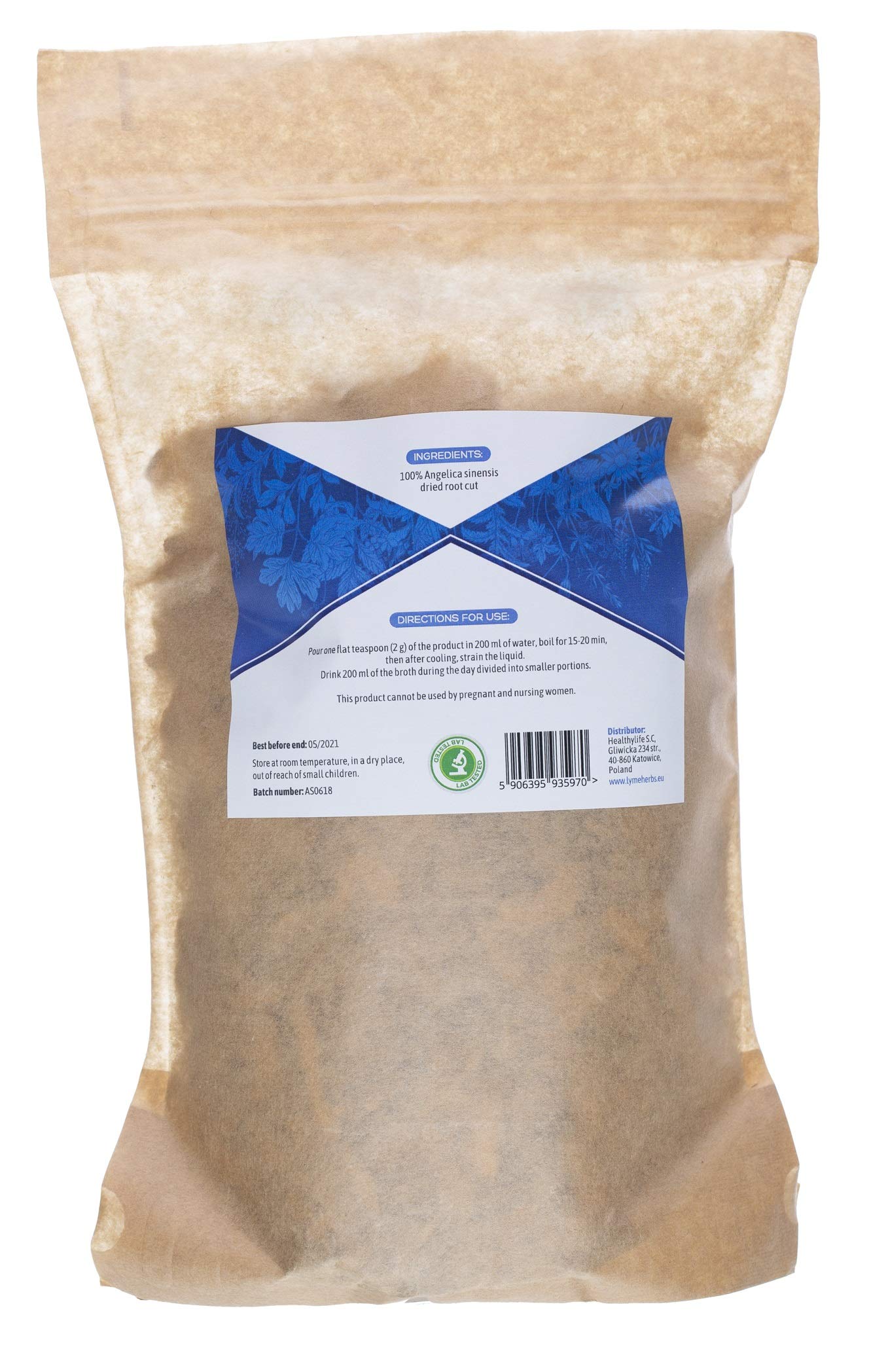 Radice di angelica cinese, tagliata (250g)
