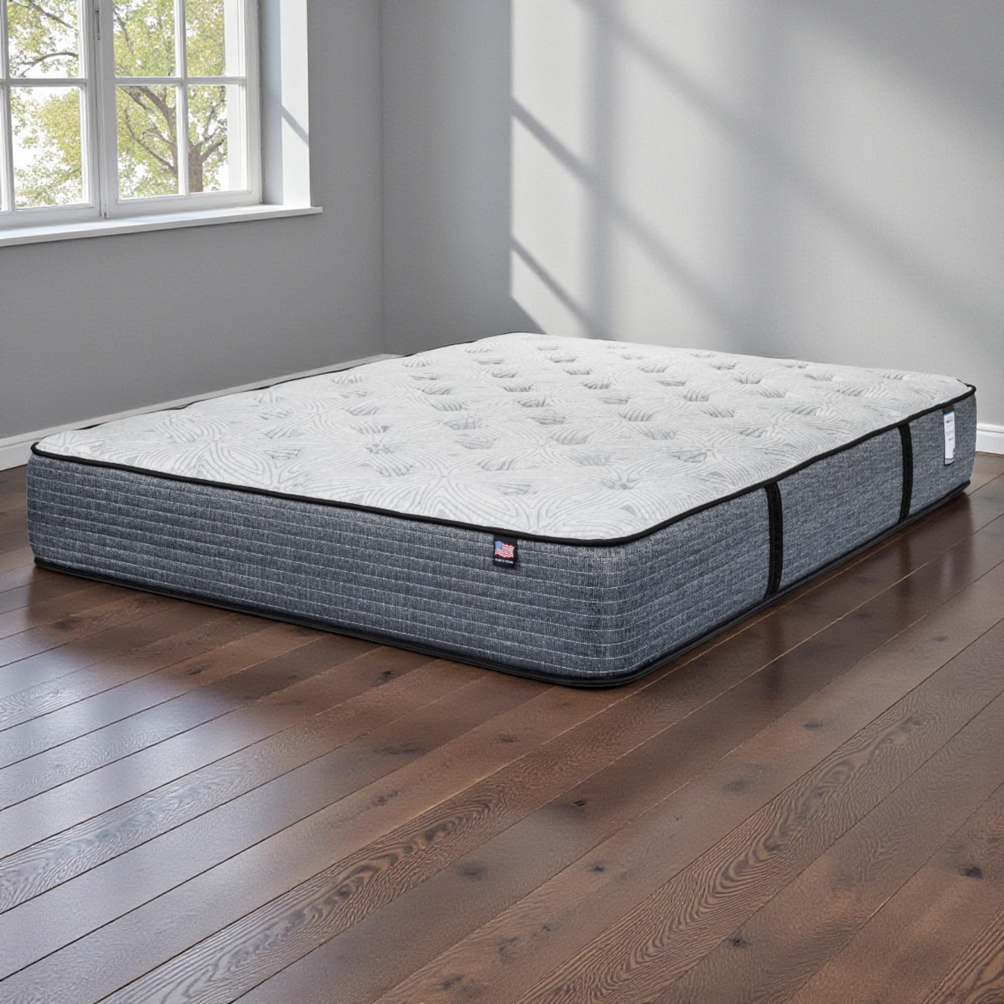 STLBEDS Dream Plush Comfort Waterbed Insert Mattress Dry Coil Double Sided Replacement for Hardside Wood Frames (California King)