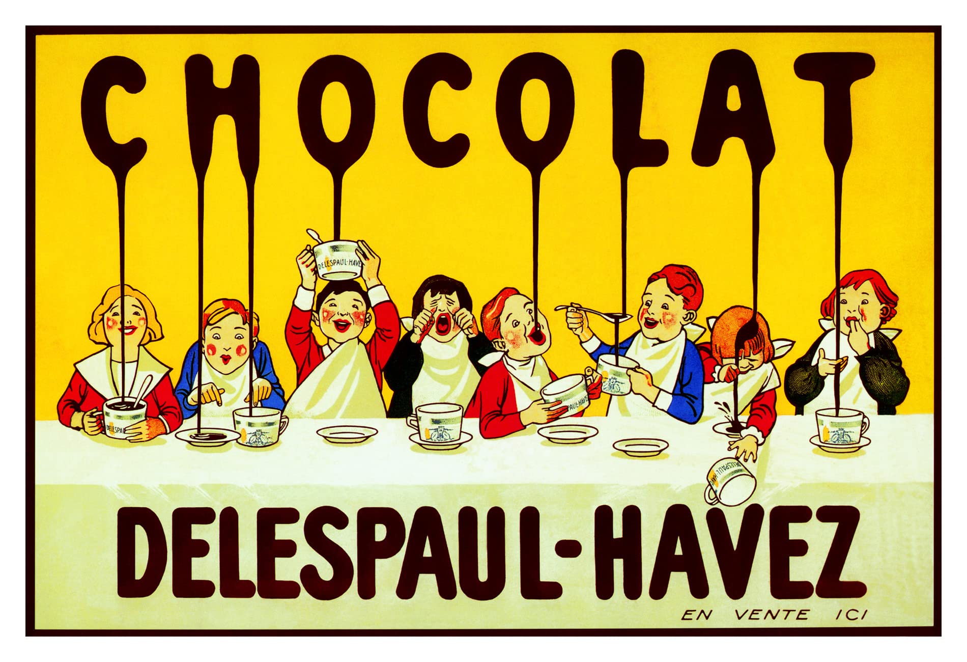 洋書 CAPRICES DE CHOCOLAT Amazon.com: Canvas Chocolat Delespaul-Havez Children at the