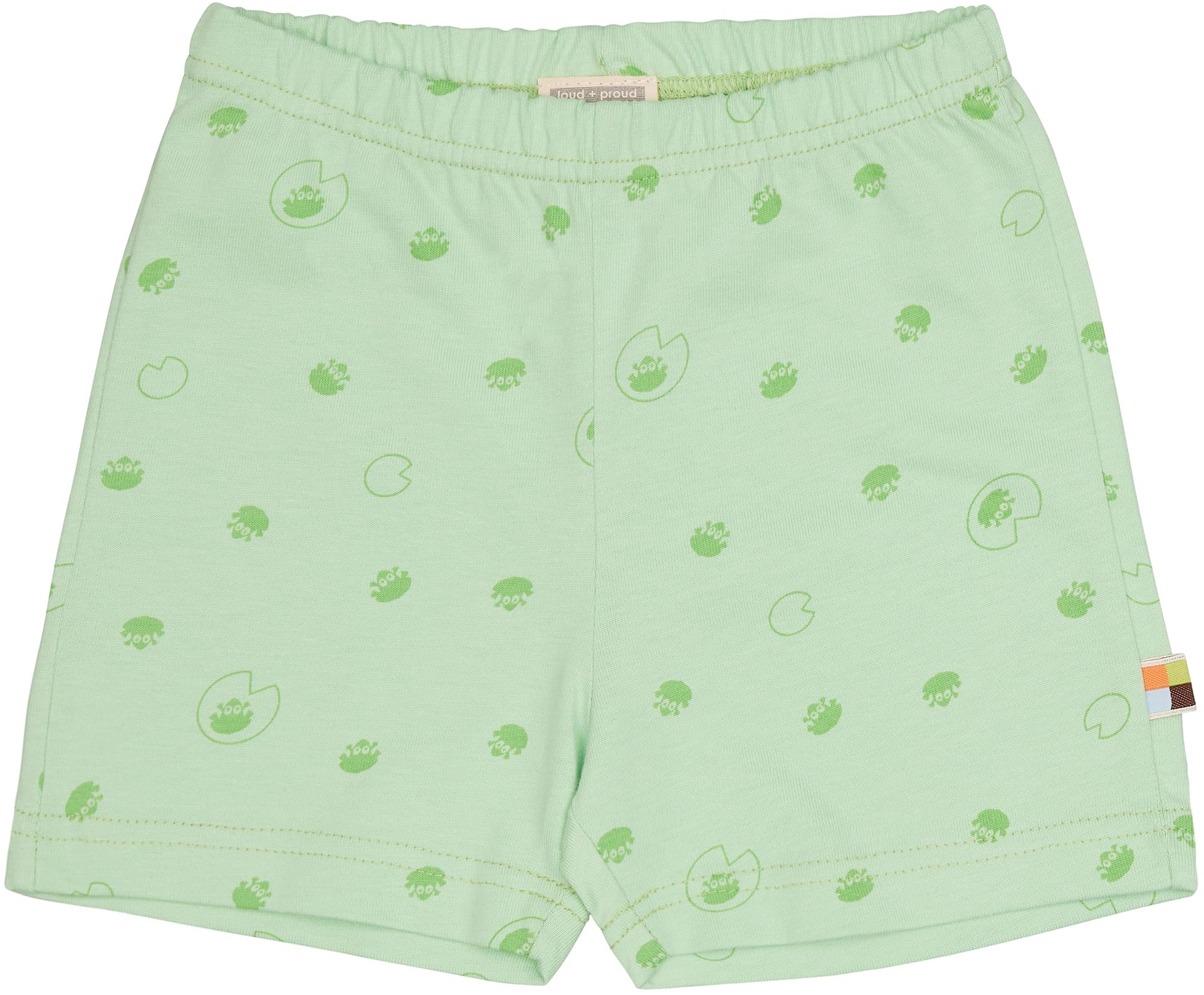 loud + proud Unisex Children's Printed Organic Cotton GOTS Certified Casual Shorts