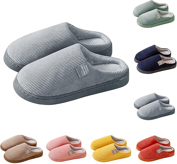 FGUUTYM Pantofole invernali calde da donna, in peluche