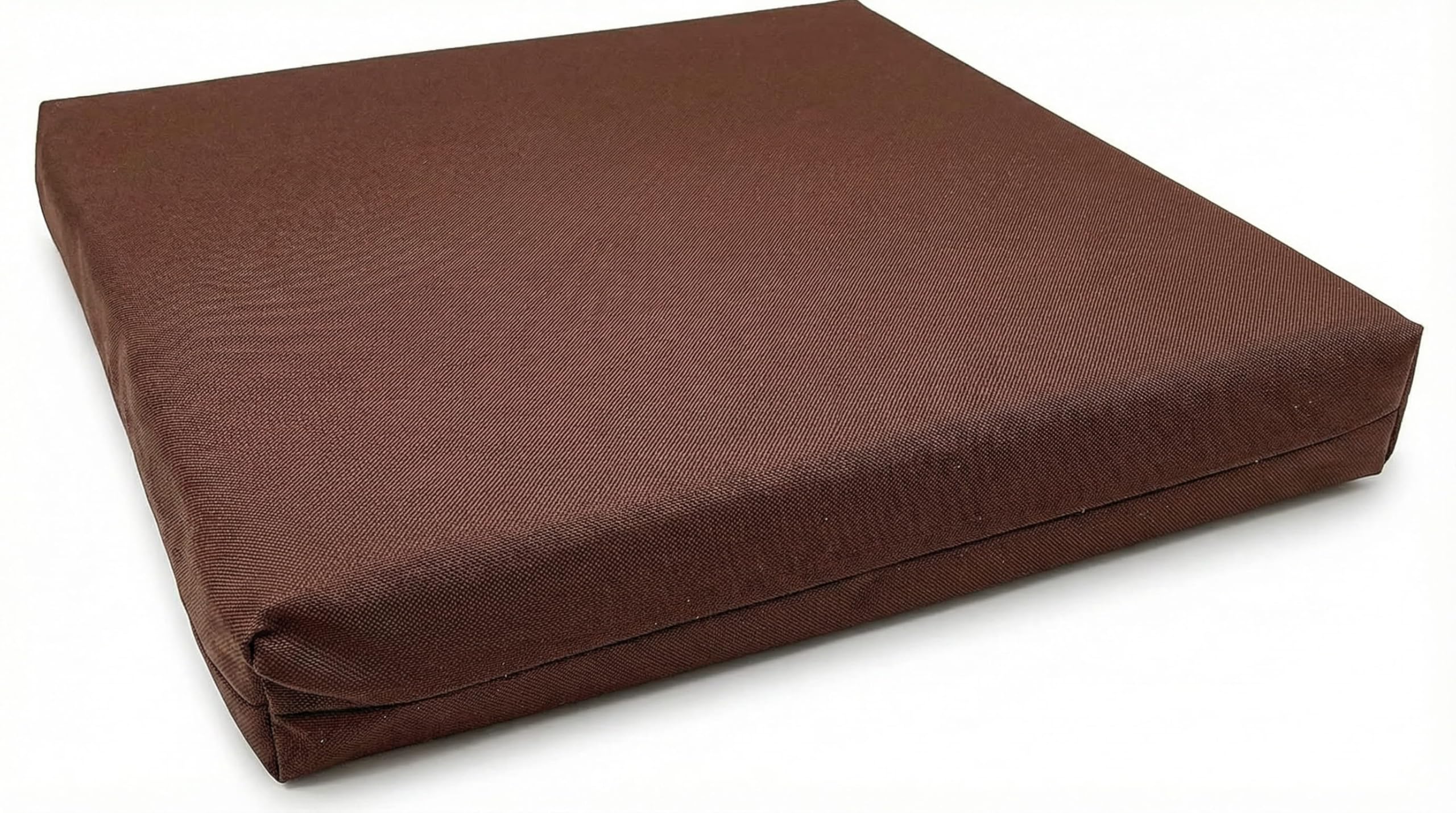 Steexu Waterproof Seat Pad Indoor & Outdoor Garden Rattan Furniture Foam Pad with Removable Zipper Cover 4cm Thickness (Chocolate, 40 x 45 cm / 16" x 18")