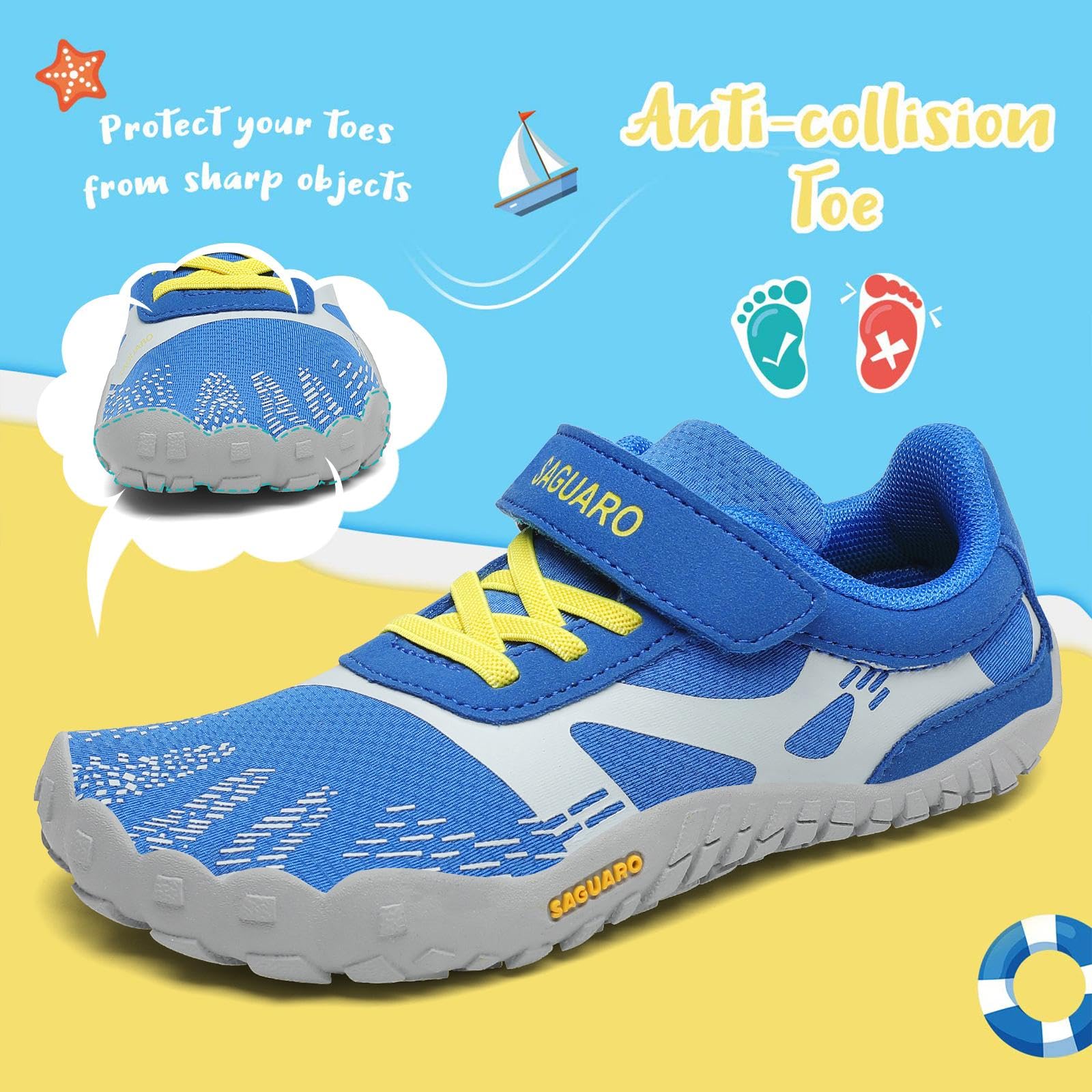 Saguaro Scarpe da Trail per Bambini e Ragazze Scarpe Sportive Traspiranti Antiscivolo