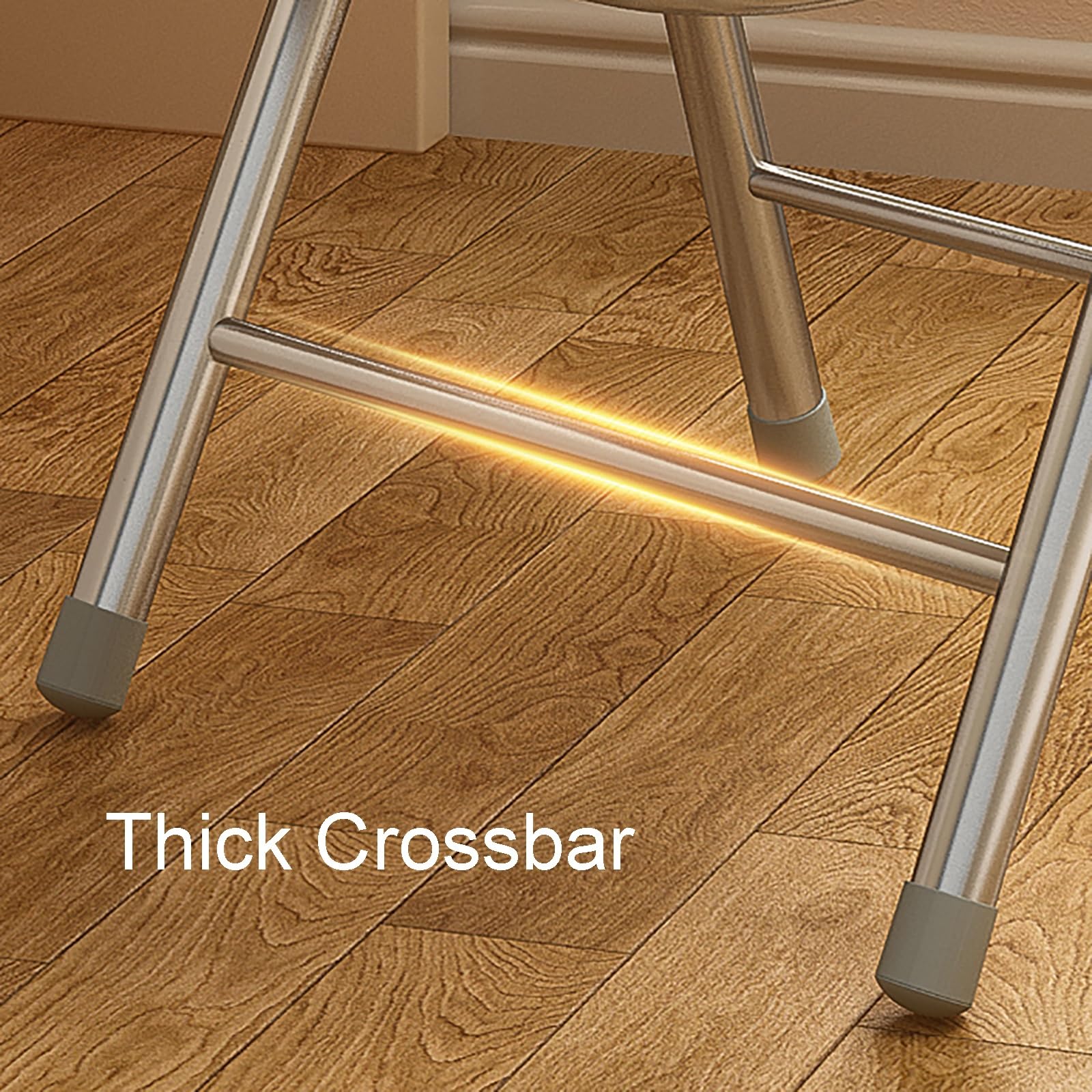 Sedie pieghevoli portatili con seduta imbottita, design spesso imbottito per casa, esterni ed eventi, gambe robuste color argento, facili da riporre e trasportare