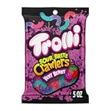 Trolli Sour Brite Crawlers&comma; Candy&comma; Very Berry&comma; Sweet and Sour Gummy Worms&comma; 5 oz
