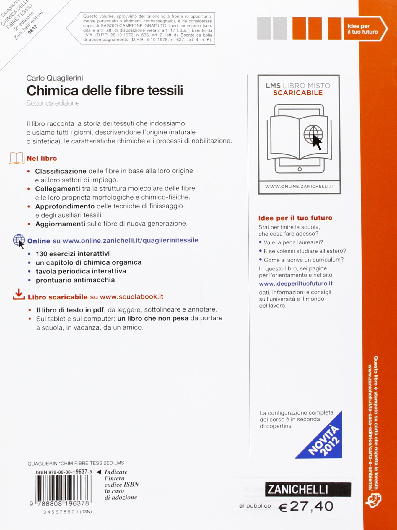 Chimica delle fibre tessili. Per le Scuole superiori. Con espansione online