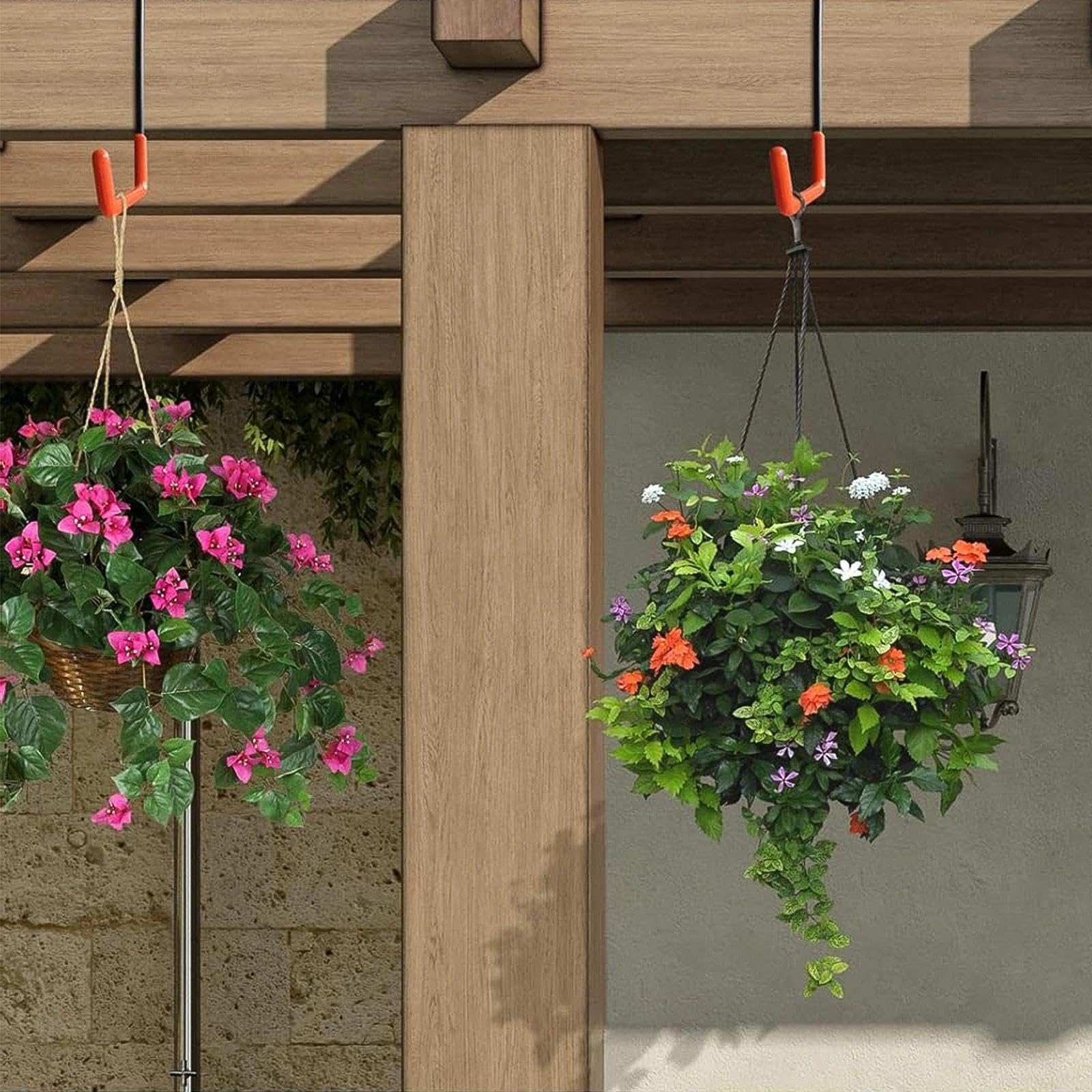 Ganchos para Colgar Bicicletas, 4 Piezas Soporte para Bicicleta, Colgador Bicicle Forma S, con Revestimiento Inmersión, para Colgar Bicicletas, Macetas, Herramientas Jardinería y Escaleras