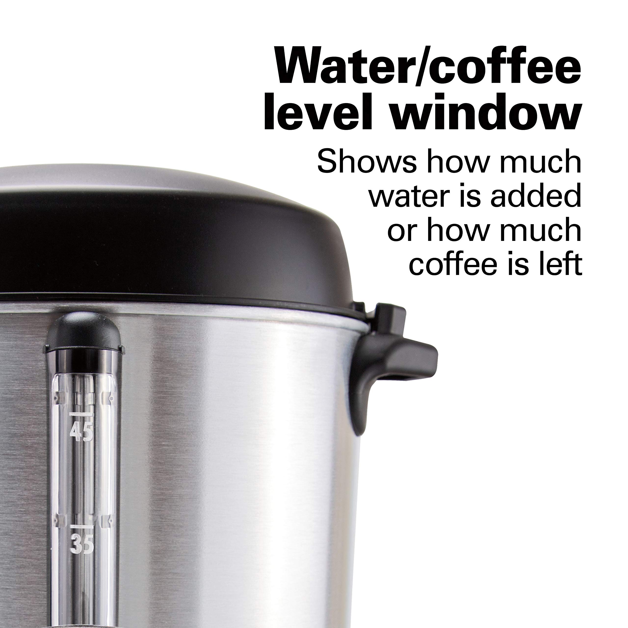 Hamilton Beach 40521 Coffee Urn and Hot Beverage Dispenser, 45 Cup