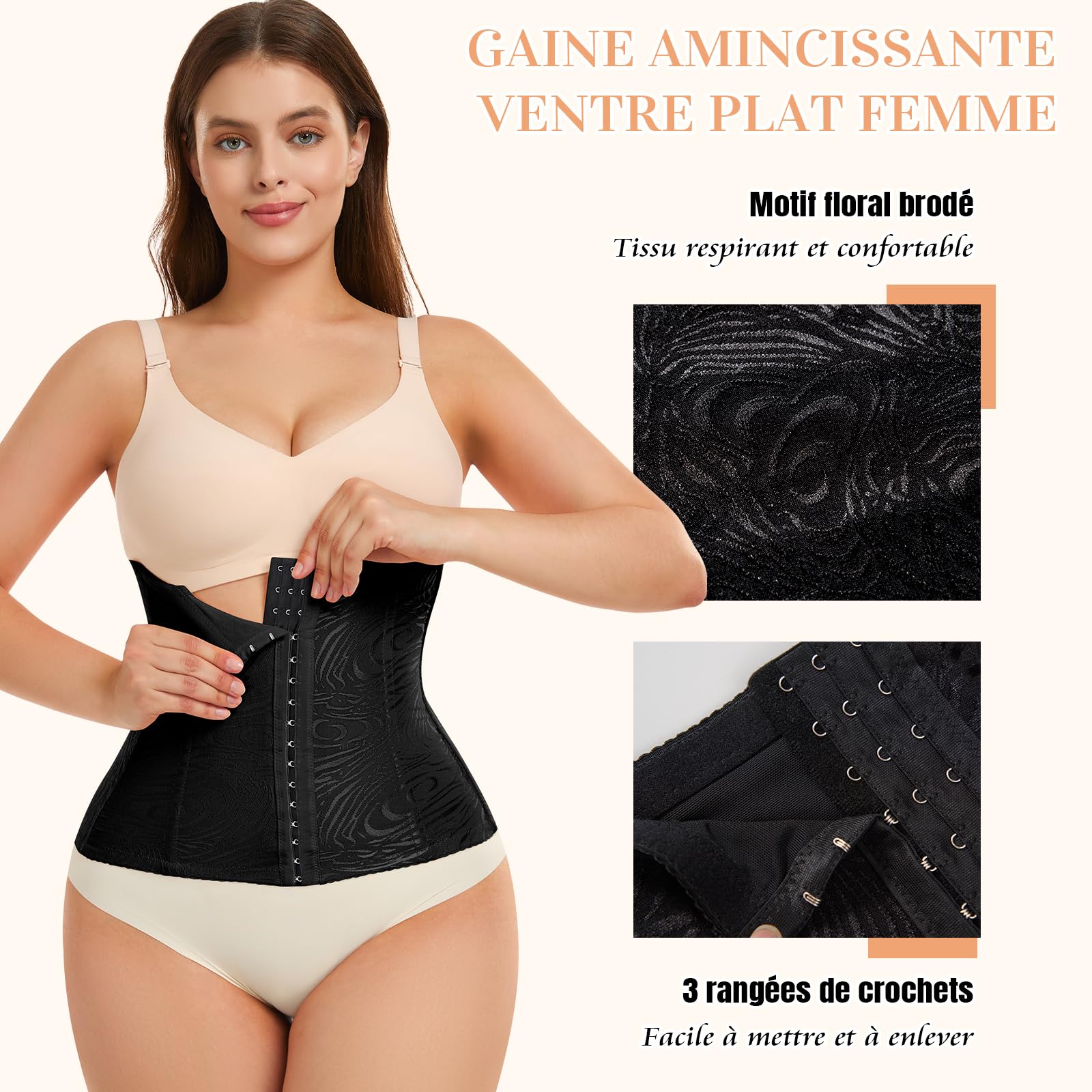 Femme Waist Tranier Corset Body Sculptant