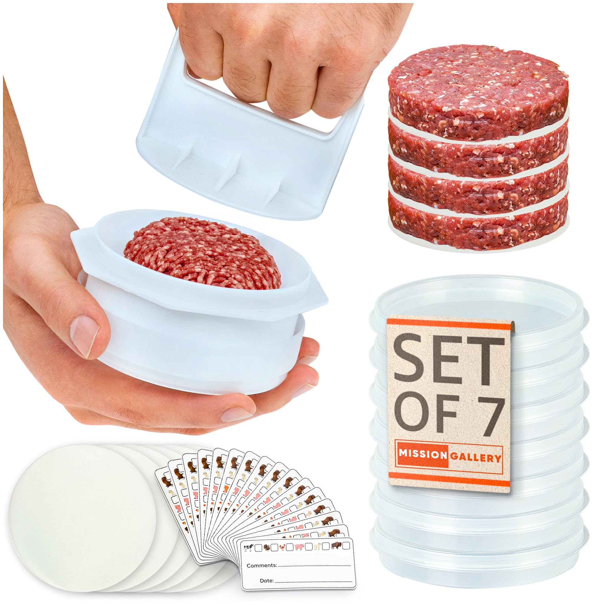 Mission Gallery 4-in-1 Hamburger Press Patty Maker
