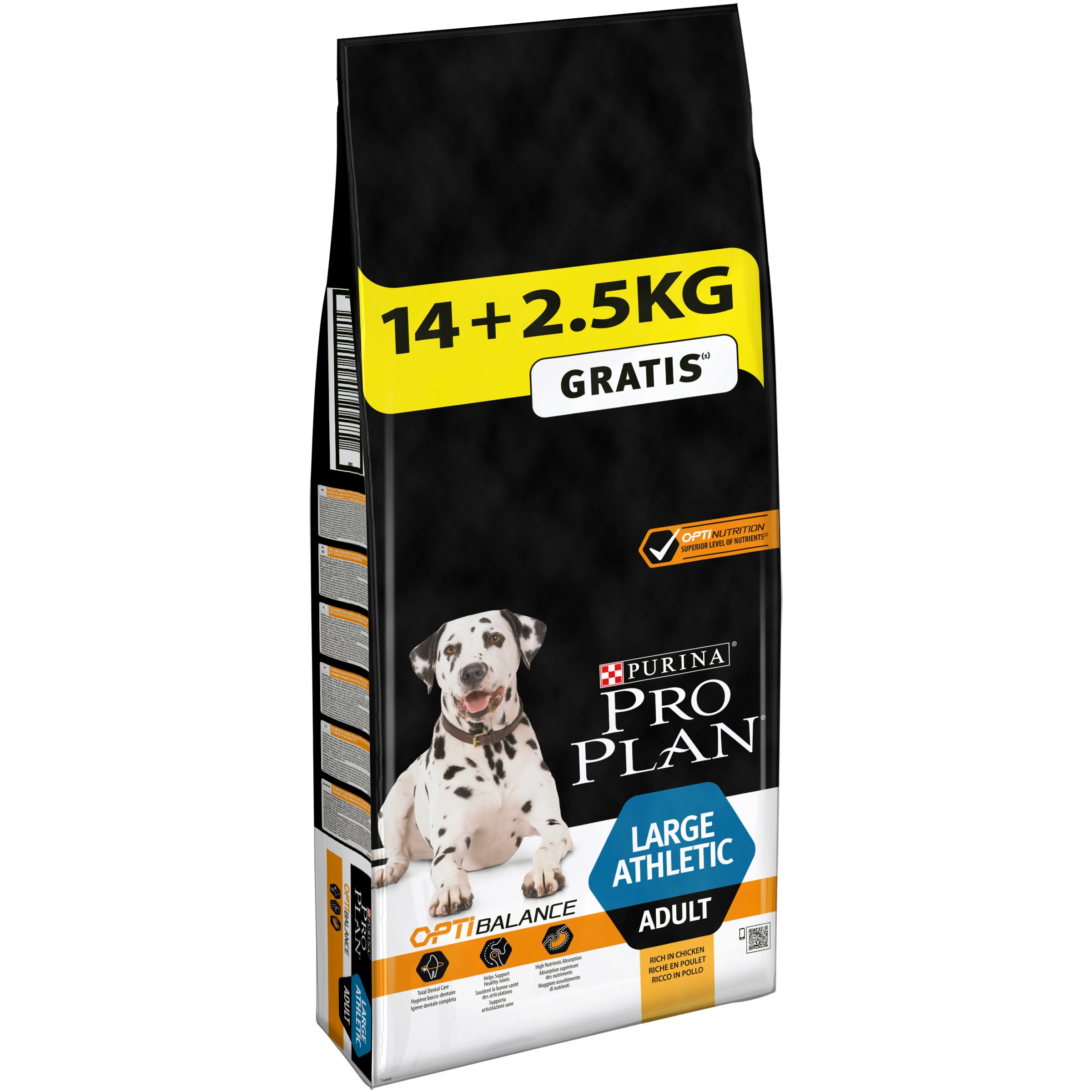 Pro Plan Dog Large Athletic Adult, bogaty w kurczaka, worek na suchą karmę